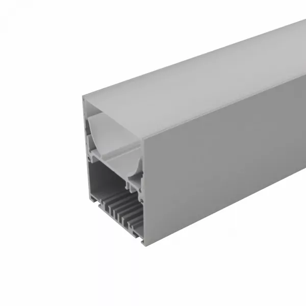 Aluminum Luminaire Profile 60x75mm anodized for LED Strips
